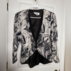 Barbara Barbara | Vintage Floral Print Blazer | 10
